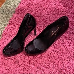 Black Jessica Simpson Round toe Heels